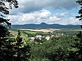 Monte Klíč, vista da Sloup