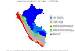 Кліматична карта Перу (за Кеппеном)