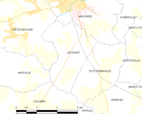 Poziția localității Lieusaint