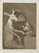 Ni más ni menos (1799), Capricho número 41, de Francisco de Goya