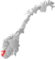 Location of Rogaland