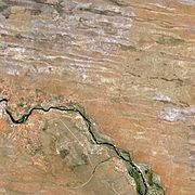 Okavango vist pel satellit Spot