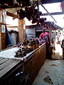 Onion seller at Zomba market, Malawi.