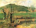 Paul Gauguin : L'Aven en contre-bas de la Montagne Sainte-Marguerite (1888) 2