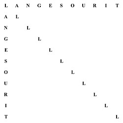 Description des contraintes utilisées par Georges Perec lors de la rédaction du poème n° 43 du recueil Alphabets