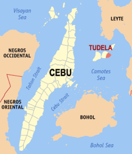 Tudela na Cebu Coordenadas : 10°38'10"N, 124°28'12"E