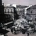 Piazza Garibaldi e il Corso Umberto I negli anni '70.