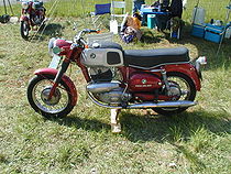 De Puch 250 SGS kwam in 1954 op de markt, maar dit is een exemplaar van ca. 1968