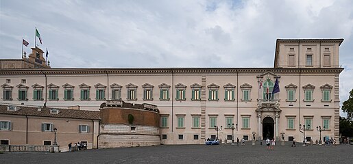 Palacio del Quirinal, residencia oficial del Presidente de la República Italiana