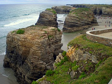 Falaises érodées