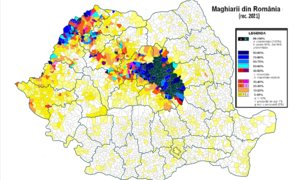 Romániai magyarok a 2021-es népszámlálás alapján.png