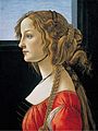 Сандро Ботичели, Портрет на Симонета Веспучи, 1475 – 1480