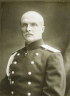 Pawło Skoropadski w stopniu pułkownika Armii Imperium Rosyjskiego