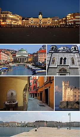 Trieste görüntüleri: Piazza Unità d'Italia, Miramare Şatosu, Teatro Giuseppe Verdi ve Trieste Borsasi