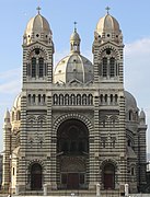 Catedral de Marsella (1852-1893), un ecléctico neorrománico-neobizantino obra de Léon Vaudoyer