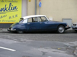 1956. Citroën DS. Vista lateral. Cd= 0,38