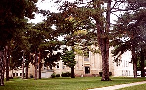 Crawford County Courthouse in Prarie du Chien, gelistet im NRHP[1]