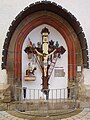 Arma-Christi-Kreuz an der Außenwand der Pfarrkirche Unserer Lieben Frau in Eppingen