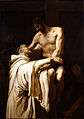 El sant abraçant Crist, per Francesc Ribalta (Madrid, Prado)