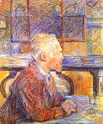 Toulouse-Lautrec: Retrato de Vincent van Gogh .