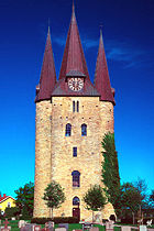 Iglesia de Husaby (Suecia, siglo XI). Influencia de los modelos de Sajonia-Westfalia.