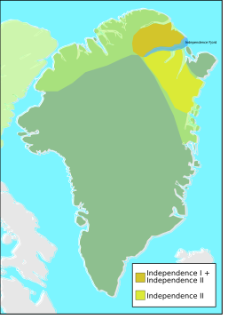 Gebied van de Independence I en II-culturen