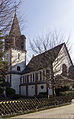 Die katholische Sankt Bonifatius Kirche in Jugenheim