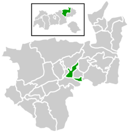 Location within Kufstein district