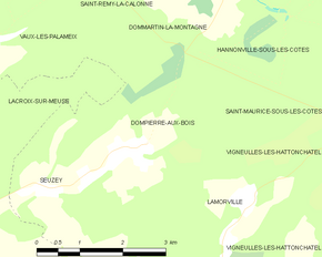 Poziția localității Dompierre-aux-Bois