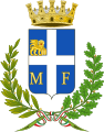 Lo stemma del comune di Mestre nel 1923 (dopo la concessione della corona turrita)