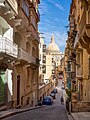 Image 83Triq San Patrizju facing Basilica Our Lady of Mount Carmel in Valletta, Malta