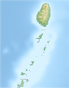 Isla Pequeño San Vicente ubicada en San Vicente y las Granadinas