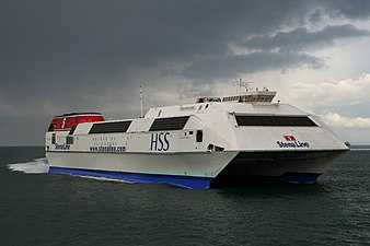 HSS 1500 «Stena Explorer» ved Dublin, 2008.