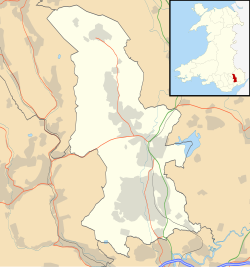 Pontypool ubicada en Torfaen
