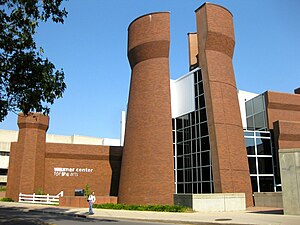 Wexner Center for the Arts, Ohio State University, Columbus, Ohio, US, by Peter Eisenman, 1989[264]