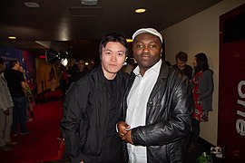 Wonjun Jo and Mason Ewing at Asian World Film Festival, 2022.jpg