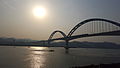 Puente ferroviario sobre el río Yangtsé en Yichang