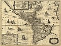 Image 24A 17th-century map of the Americas (from History of Latin America)