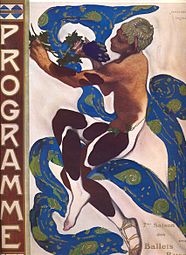 Poster for Afternoon of a Faun; 1912, private collection.