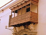 Balcon de la maison Jáuregui.