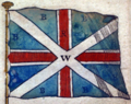 İlk Union Jack'in İskoçlar tarafından kullanılan bir versiyonu