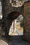 Porte de Gênes vue de l'intérieur de la ville.