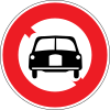 No entry for passenger cars