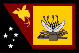 Bandera de la provincia Occidental, Papúa Nueva Guinea