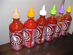 Sriracha ('n tipe warm sous)