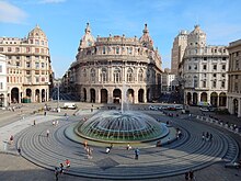 Photographie de Piazza de Ferrari à Gênes