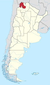 Provincia di Jujuy – Localizzazione