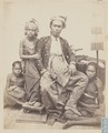 Goesti Ngoera Ketoet Djilantik, raja of Buleleng, with his daughter Gusti Ayu Poetoe, 1865.