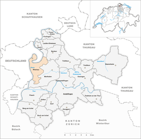 Karte von Rheinau