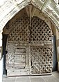 Twelfth-century wooden door at the castle